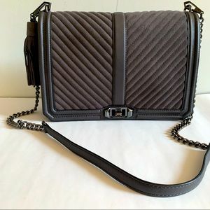 Rebecca Minkoff shoulder/crossbody dark grey bag